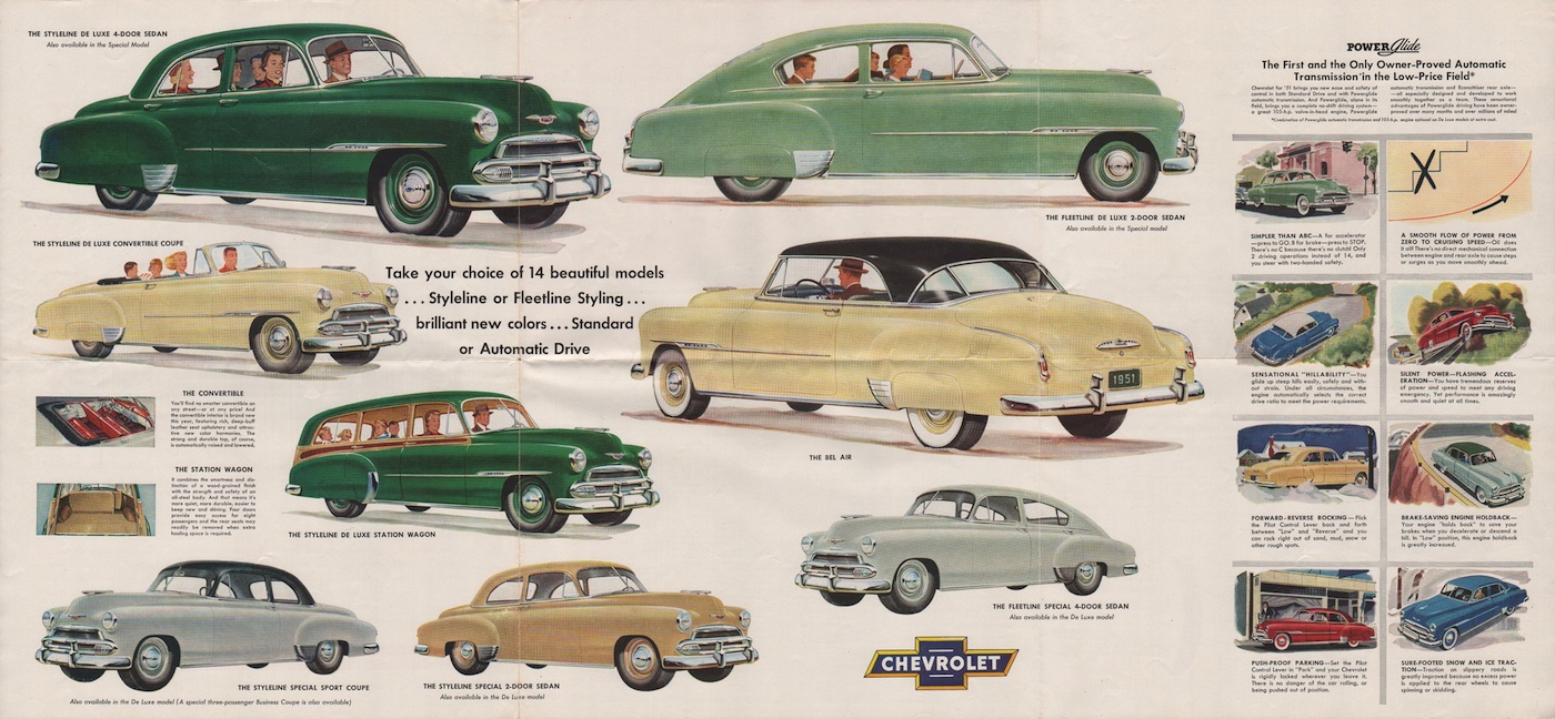 GM 1951 Chevrolet Sales Brochure