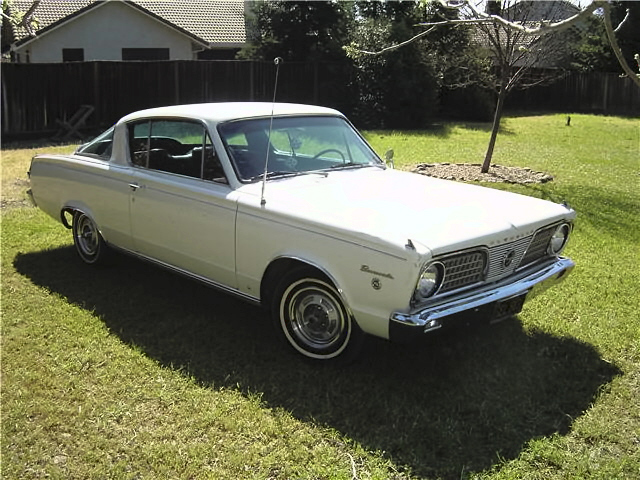 White 1966 Chrysler Plymouth Barracuda 