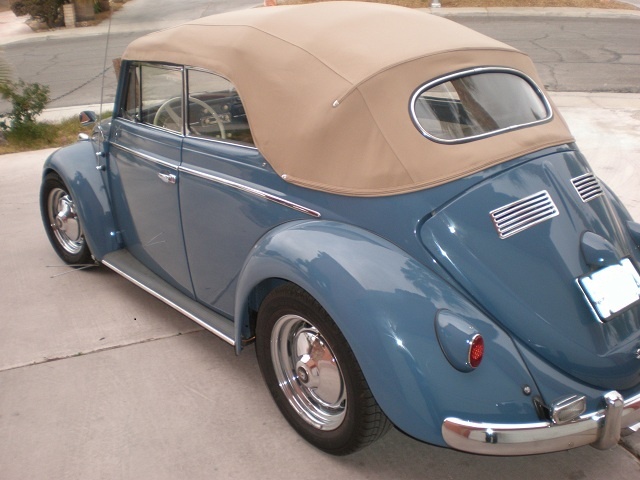 Capri Blue 1958 Volkswagen Beetle 