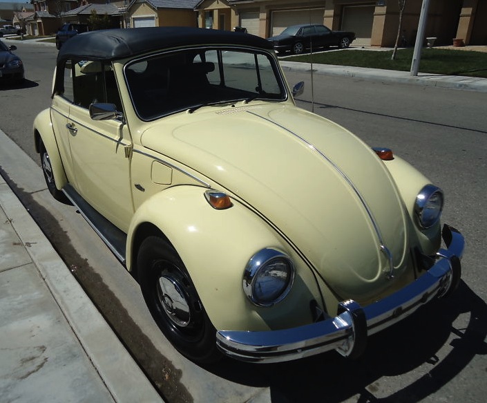 Yukon Yellow 1969 Volkswagen Beetle 