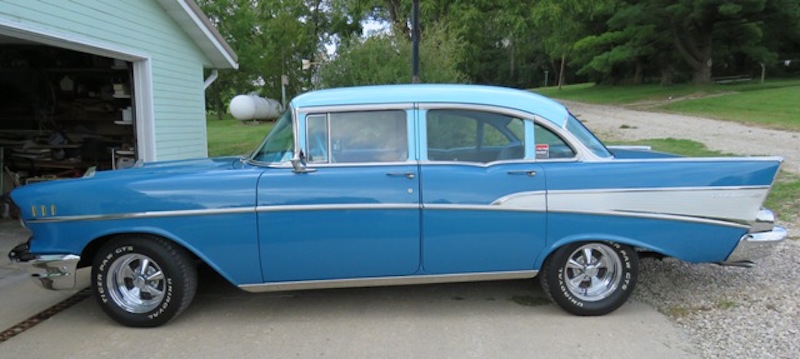 Harbor Blue 1957 Chevrolet Belair