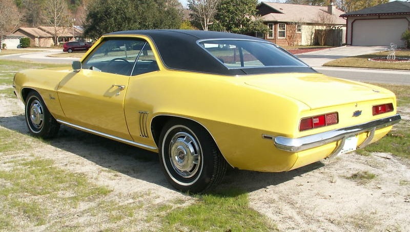 Daytona Yellow 1969 GM Chevrolet Camaro 