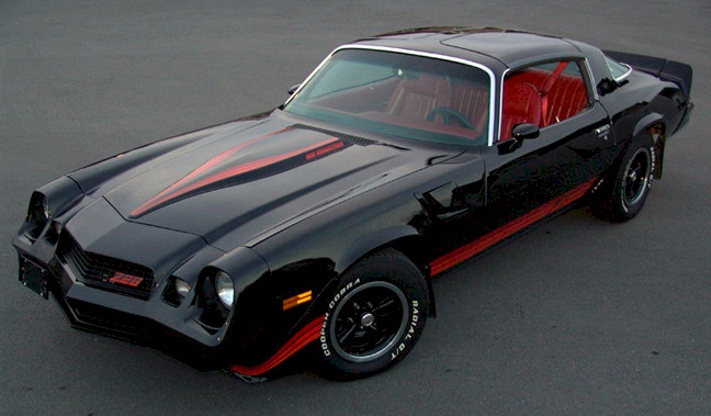 Black 1981 Gm Chevrolet Camaro Z28 Coupe Paint Cross Reference