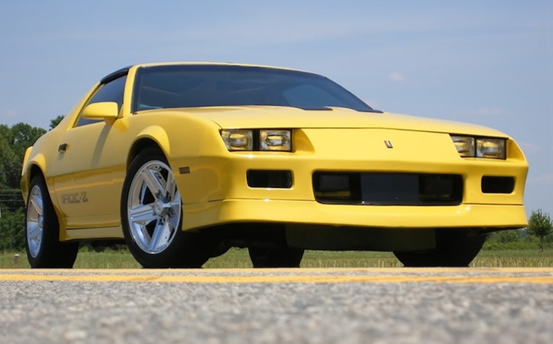 Yellow 1986 GM Chevrolet Camaro 