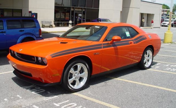 Hemi Orange 2010 Chrysler Dodge Challenger 