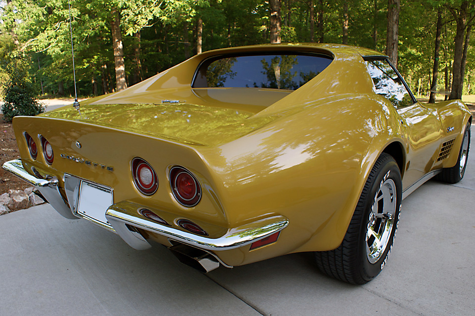 War Bonnet Yellow 1972 Corvette Paint Cross Reference - Corvette Paint Codes 1972