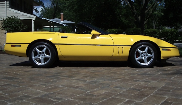 Yellow 1986 GM Chevrolet Corvette 