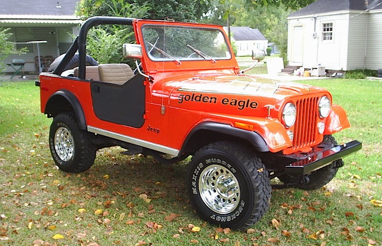 Sun Orange 1978 Jeep 