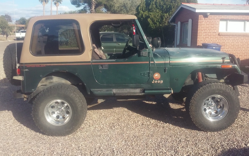 Hunter Green 1994 Jeep - Paint Cross Reference