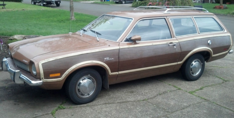Tan 1973 Ford Pinto Squire