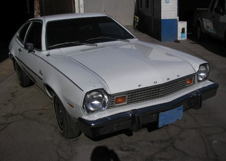 White 1976 Ford Pinto 