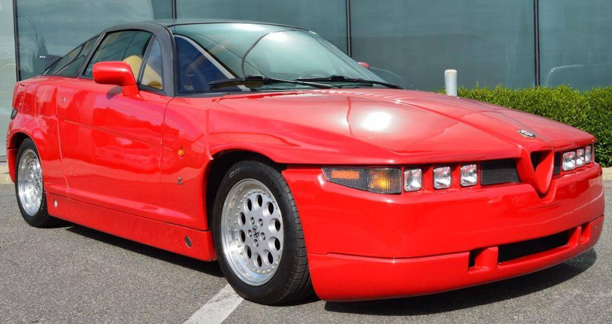 Alfa Red 1991 Alfa-Romeo  SZ Sprint Zagato