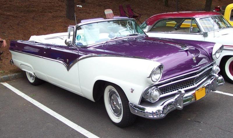 1955 Ford fairlane colors