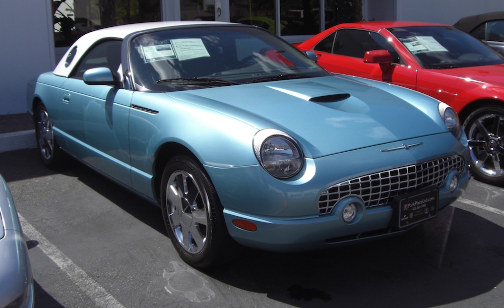 2002 Ford thunderbird paint colors
